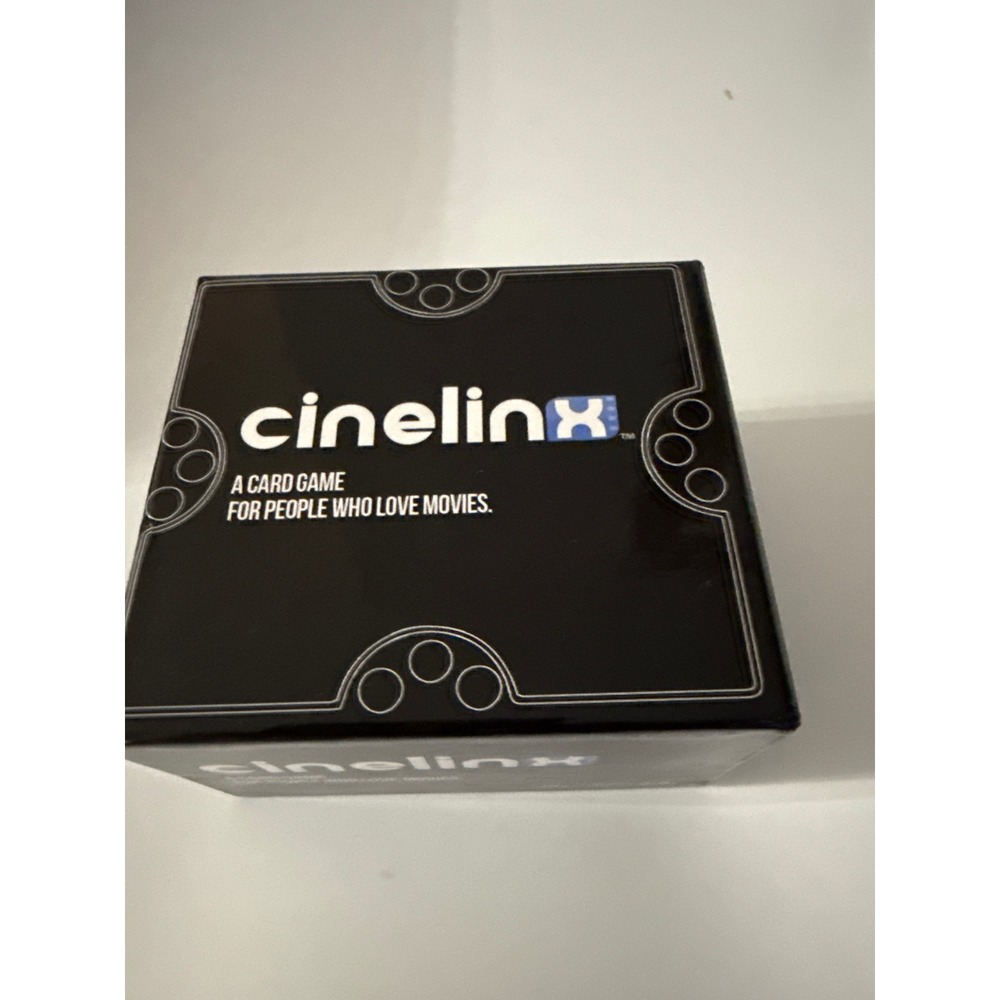 Cinelinx A Card Game For People Who Love Movies Trivia Game 2-6 Players 2014
